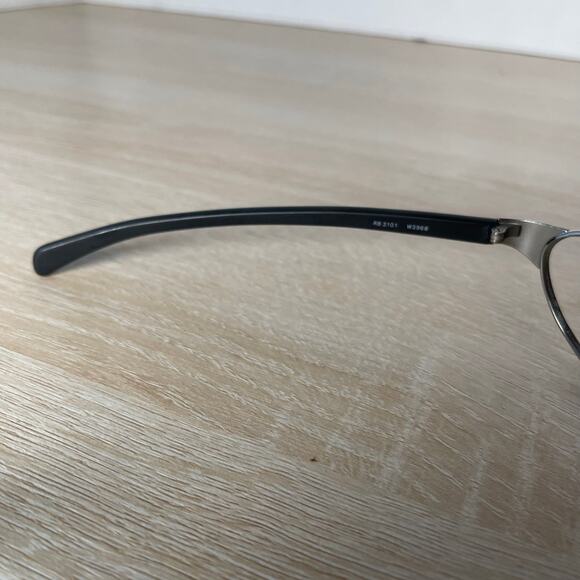 B&L Ray-Ban RB3101 W2968 Sunglasses Wrap Frames Only Gunmetal READ Vintage Italy - Picture 10 of 10